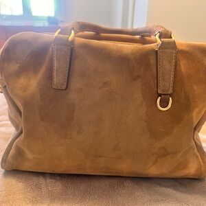 Banana Republic Tan Suede Satchel